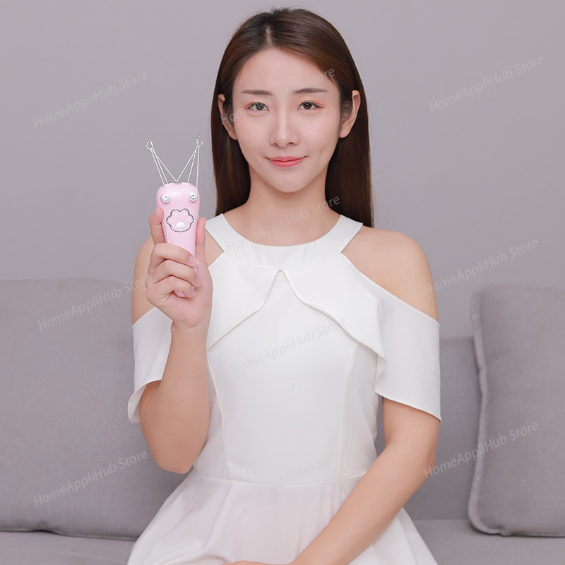 Epilator Wireless - ワイヤレス電気綿糸脱毛器顔の毛リムーバー表面の毛の除去装置女性脱毛