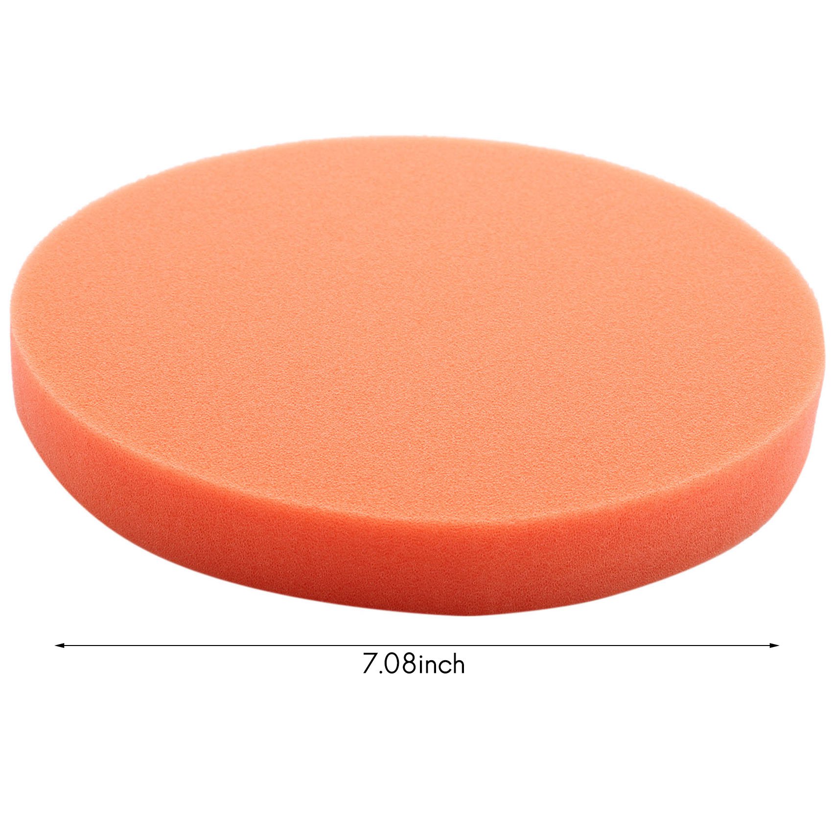 Waxing Kit Home - A06K 10個入り 180mm 7インチ フラットスポンジ グロス研磨バフパッドキット