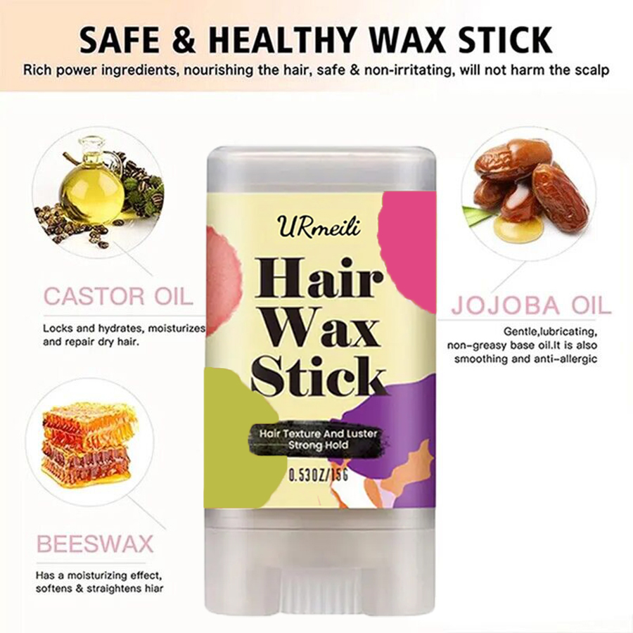 ヘアワックススティック、スリックバックヘアブラシセット付き、 - Waxing Kit Home のレビューと価格