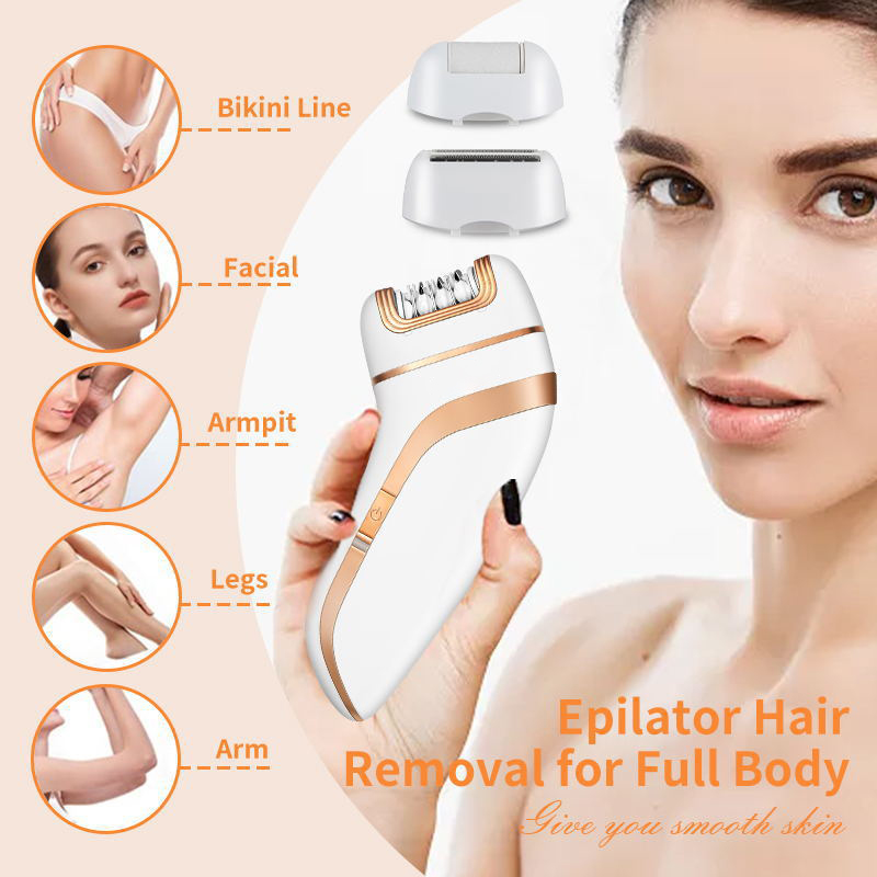 Kemei 女性脱毛器電動女性脱毛顔、体、脚、ビキニ、脚、腕 - Epilator Wireless のレビューと価格
