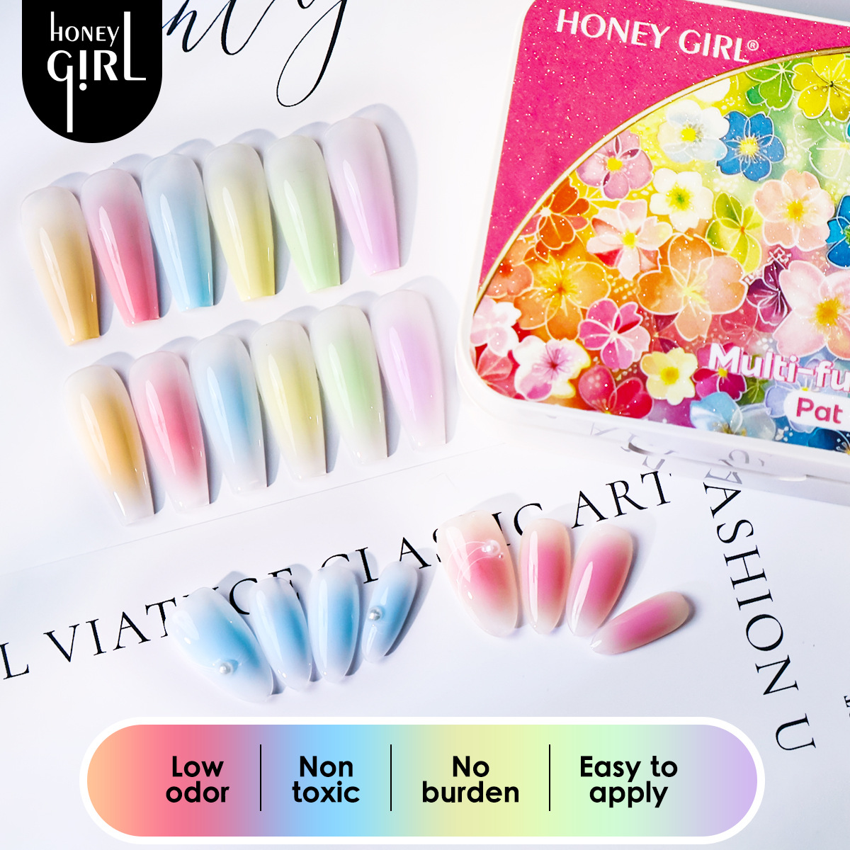 6色エアクッションパッティングジェルグラデーションジェルポリ - Waxing Kit Home のレビューと価格
