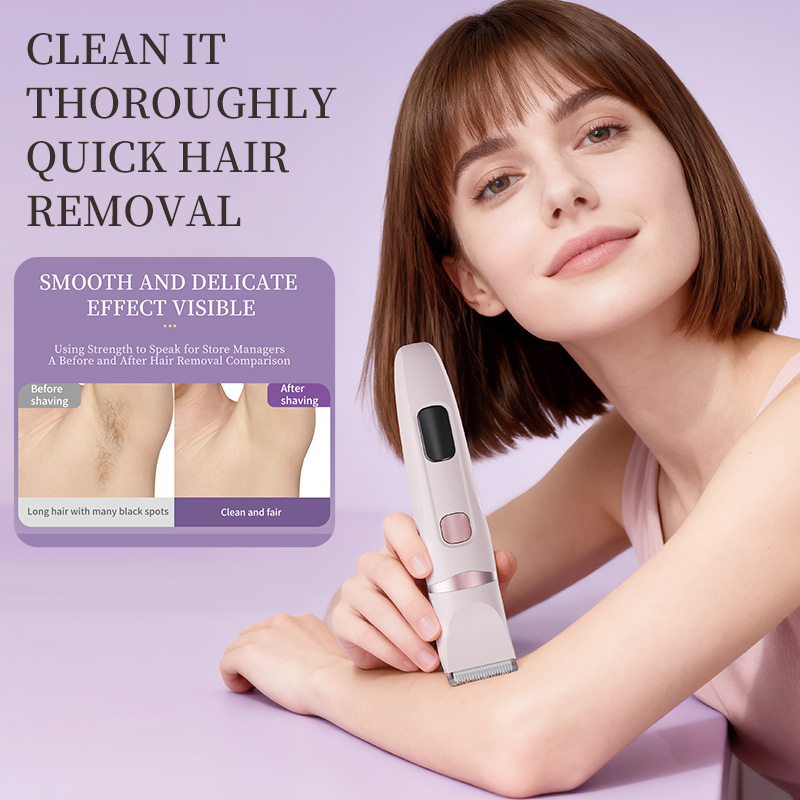 女性用電動ビキニグルーマー、USB充電式、LEDパワーディス - Epilator Wireless のレビューと価格